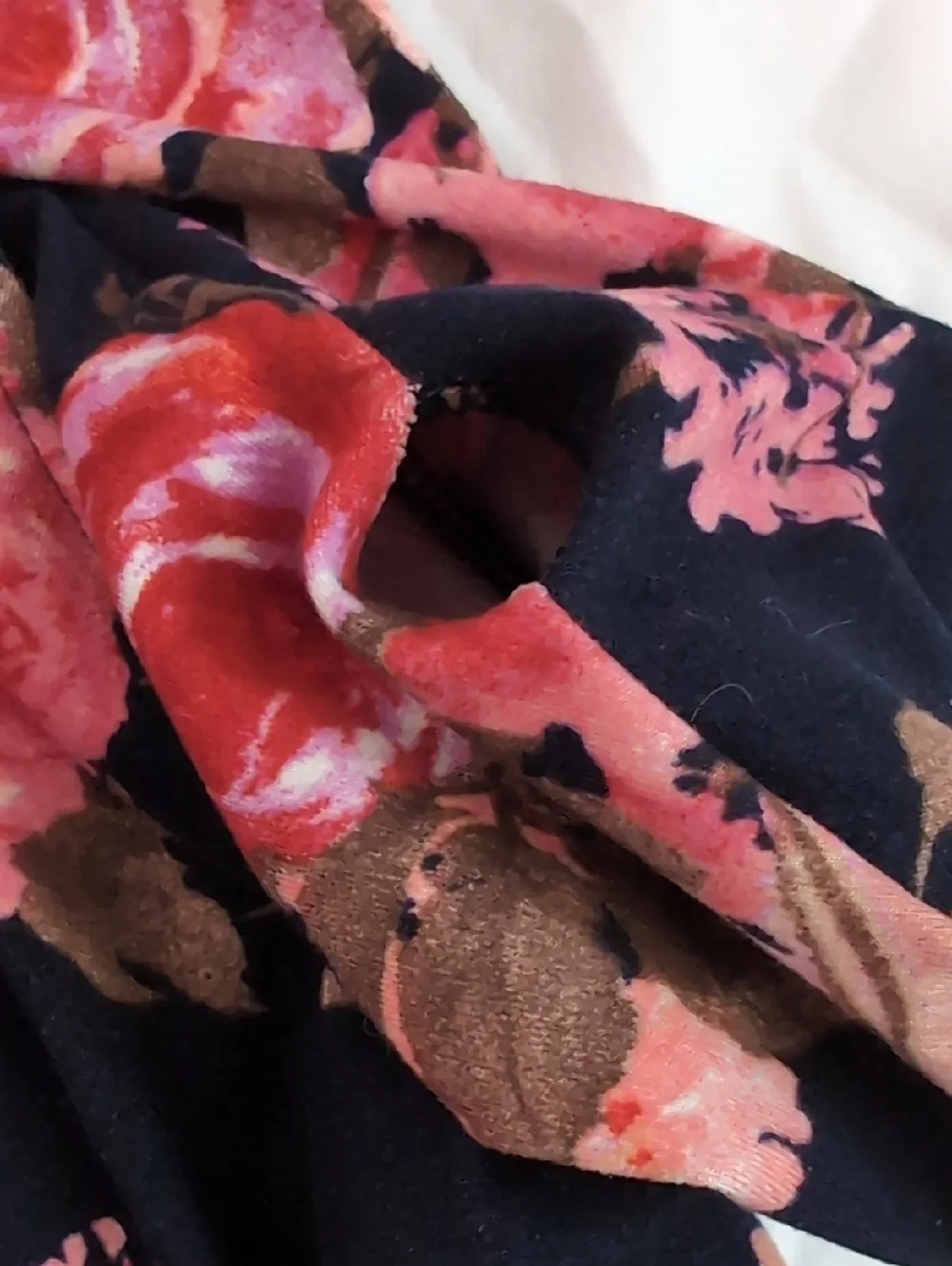 Justice Navy Floral Ruffle Dress with Pink Roses